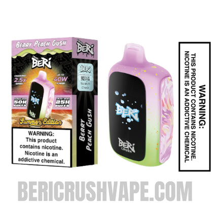 Berry Peach Gush Beri Crush 50K Disposable Vape with Package Box