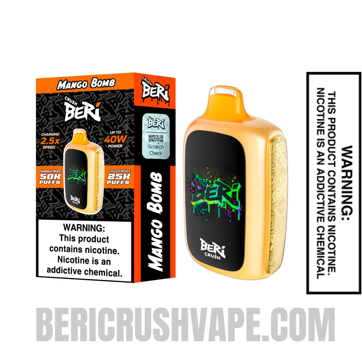 Mango_Bomb_Beri_Crush_50K_Disposable_Vape_with_Package_Box