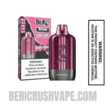 Mixed Berry Beri Cliq 50K Disposable Vape Pod with Specifications