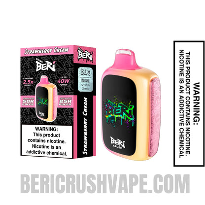 Strawberry_Cream_Beri_Crush_50K_Disposable_Vape_with_Package_Box