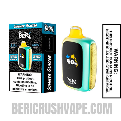 Summer Glacier Beri Crush 50K Disposable Vape with Package Box