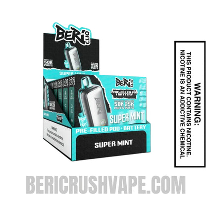 Super Mint Beri Cliq 50K Disposable Vape Kit With Bundle Pack