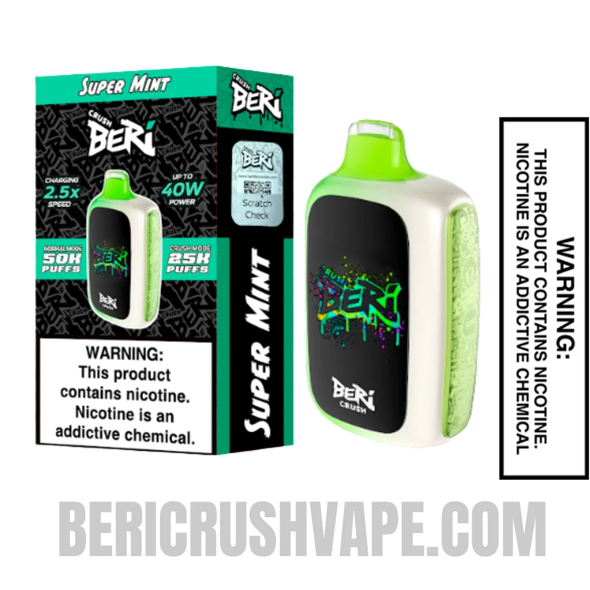 Super_Mint_Beri_Crush_50K_Disposable_Vape_with_Package_Box